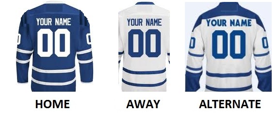 (image for) TORONTO Pro Hockey Number Kit - Click Image to Close